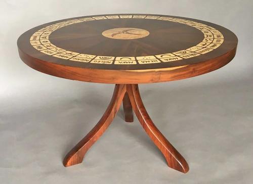 Celestian Navigation Compass Table Dark
